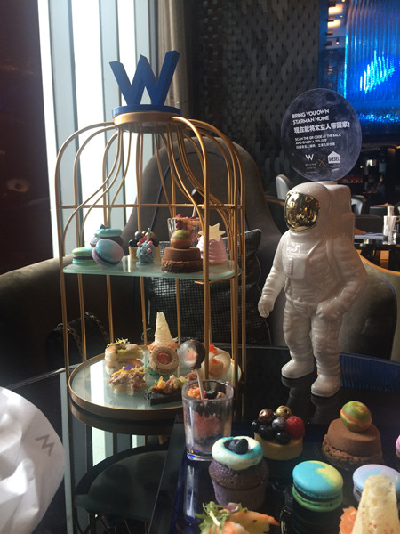 Escape into a space with W hotel's cosmic afternoon tea