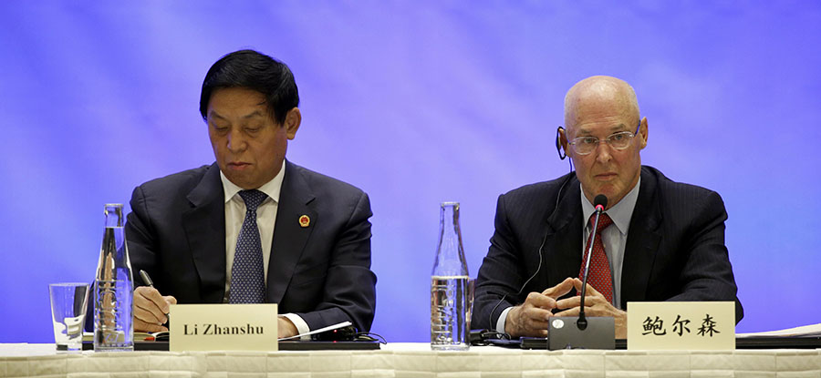 Chinese, US business leaders gather at roundtable meeting