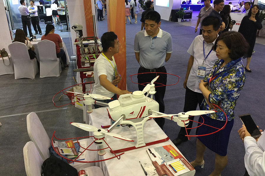 China-developed drones at Silk Road expo in Xi'an