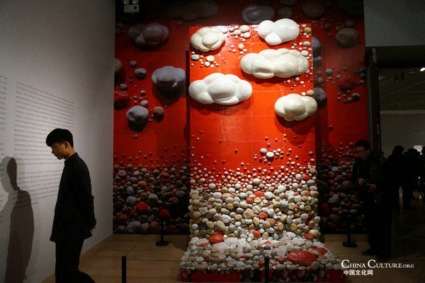 Modern ceramic exhibition on display at National Art Museum of China