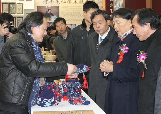 南通蓝印花布亮相“中华农耕文化展”