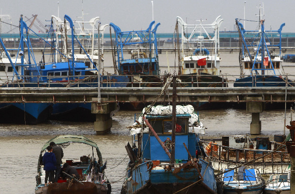 上海长兴岛开建国家一级渔港