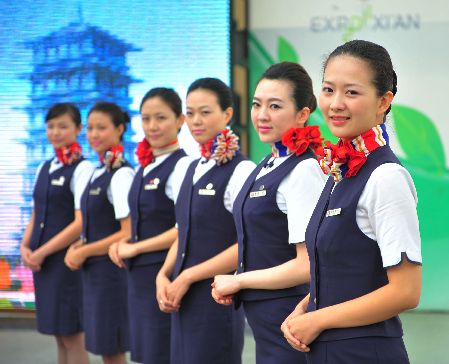 牵手世园 圆梦蓝天 东航在西安招募世园空姐