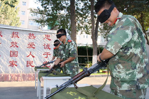 新疆公安边防总队后勤基地技能练兵谋打赢