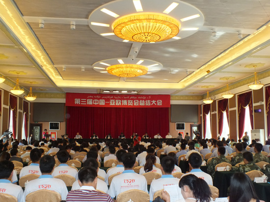 继往开来 乘势而上 -----第三届中国—亚欧博览会总结大会召开