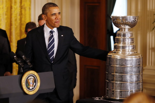 Blackhawks honored at White House