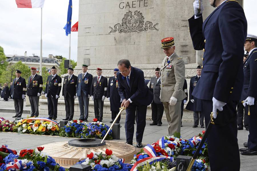 Countries mark end of WWII