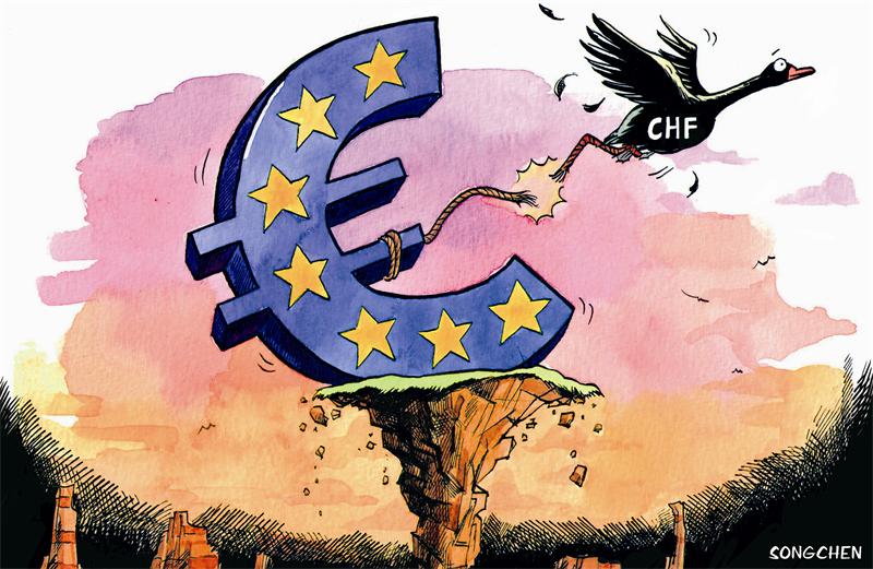SNB breaks Euro ceiling