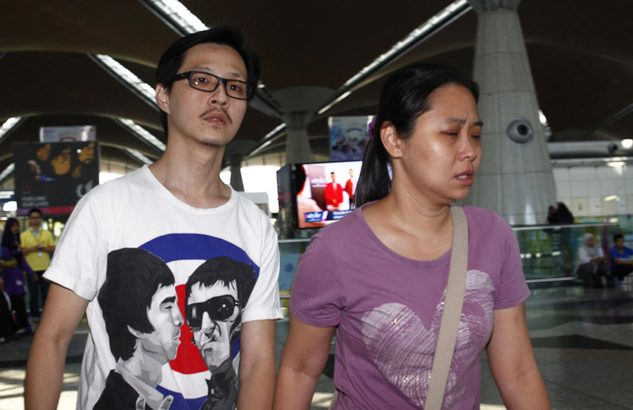 Shock and fear for lost Malaysia plane