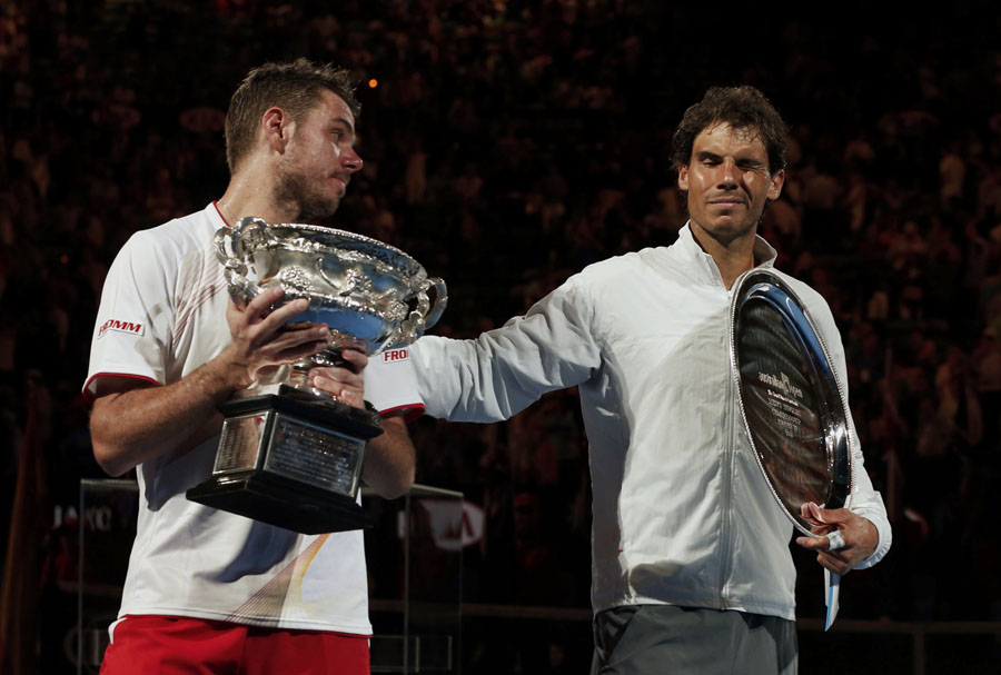 Wawrinka beats injured Nadal to win Australian Open