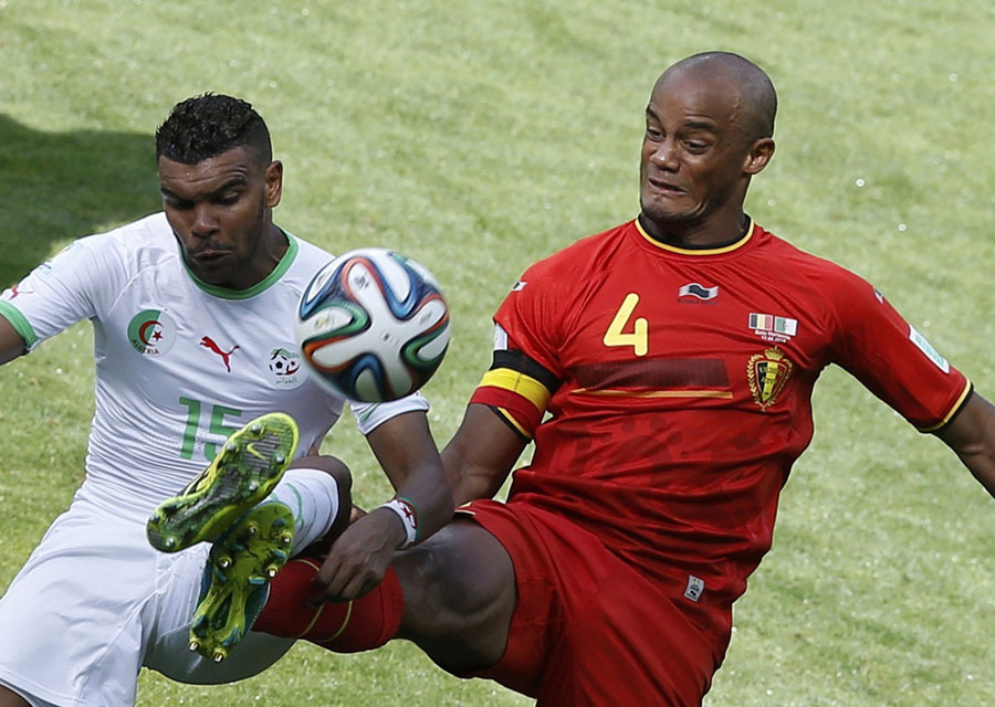 Belgium overcome stage fright to edge past Algeria 2-1