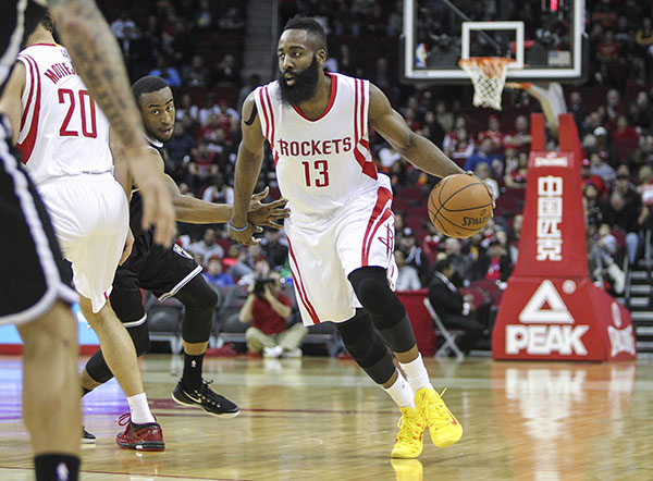 Harden suspended one game for kicking James in the groin