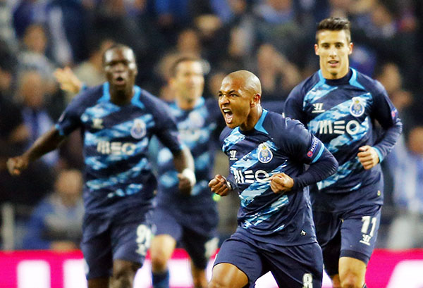 Porto thrash Basel to reach quarter-finals