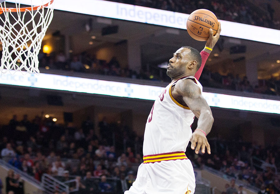 King James becomes youngest to assume 25,000-point throne