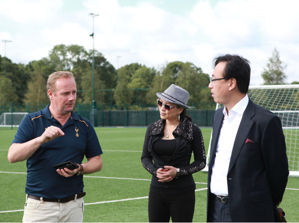 Chinese sports firms visit UK in quest for success on soccer field