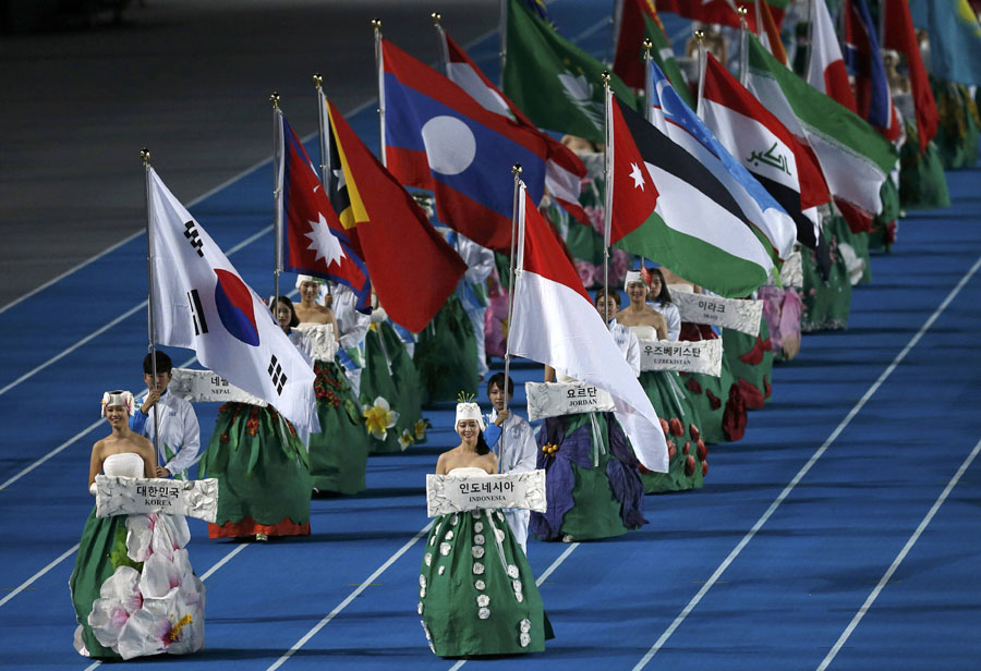 China leads medal table as Asian Games close