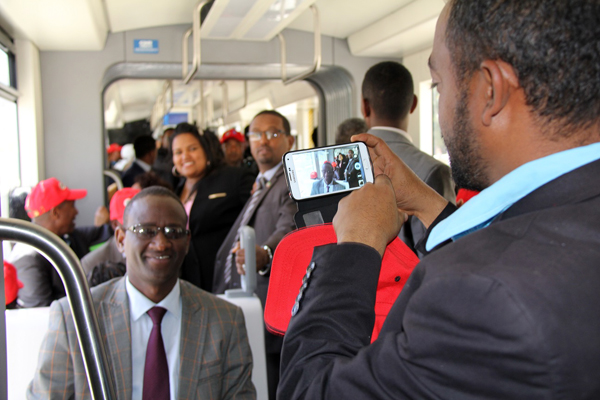 Official testing of Addis Ababa light railway inaugurated