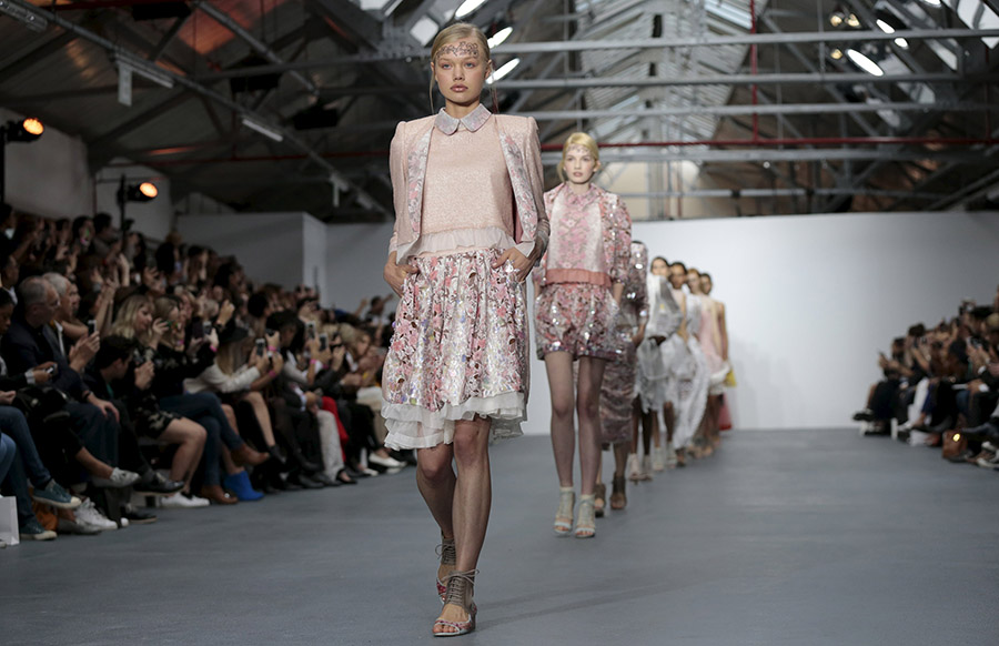 London kicks off fashion week with new venue - a car park