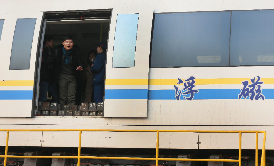 Maglev trains speeding toward greener future