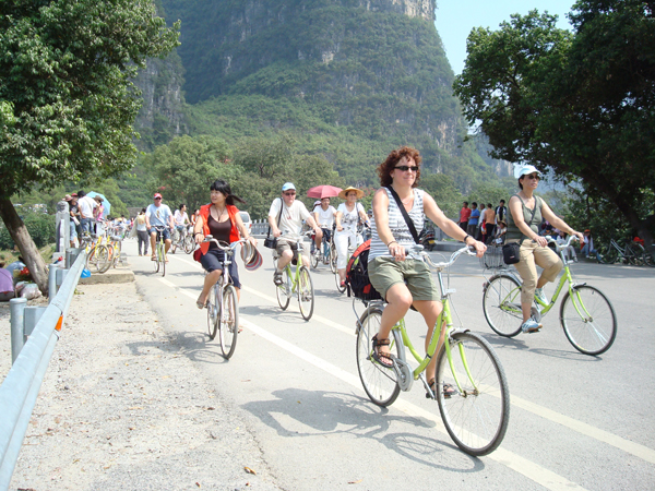 Cycling in Yangshuo
