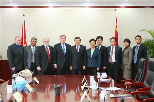 President Li Wei meets with ASU President