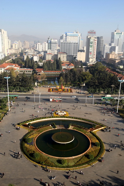 Virescence in Kunming