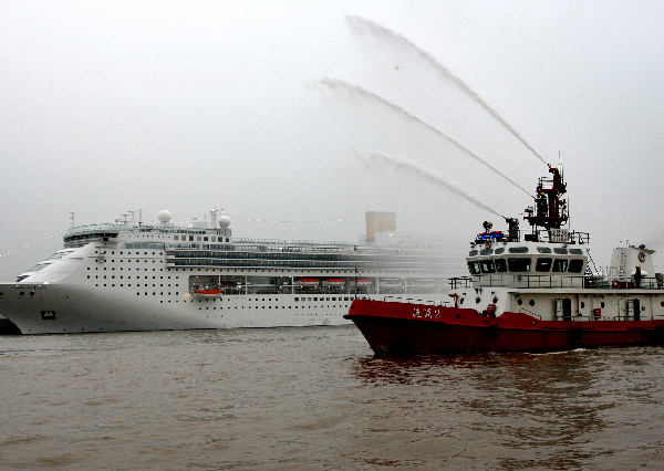 CHINA-SHANGHAI-PASSENGER LINER-DRILL (CN)