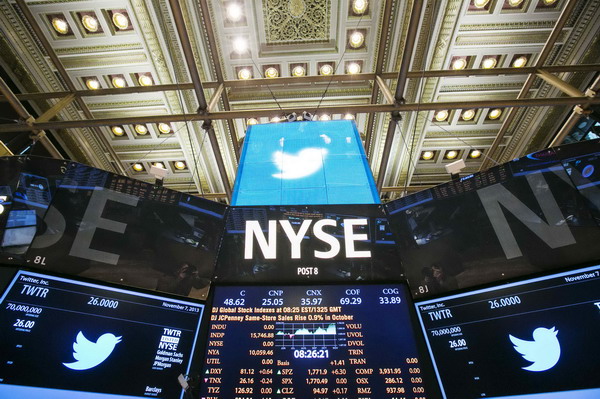 Twitter shares soar 73% in debut