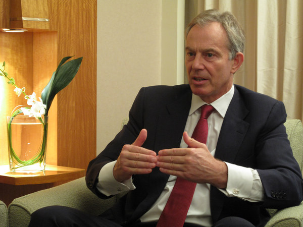Beijing's support vital to Europe: Blair